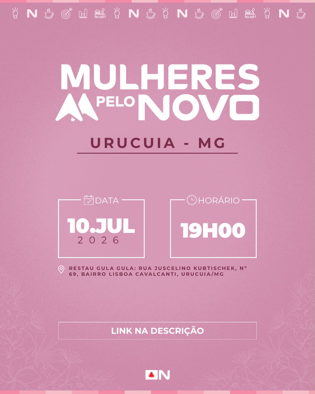 MULHERES PELO NOVO | URUCUIA/MG