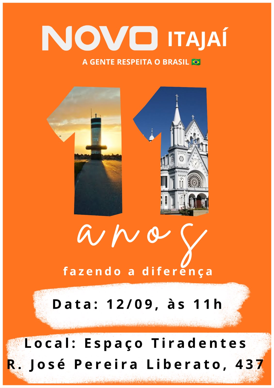 11 Anos do NOVO ITAJAÍ!