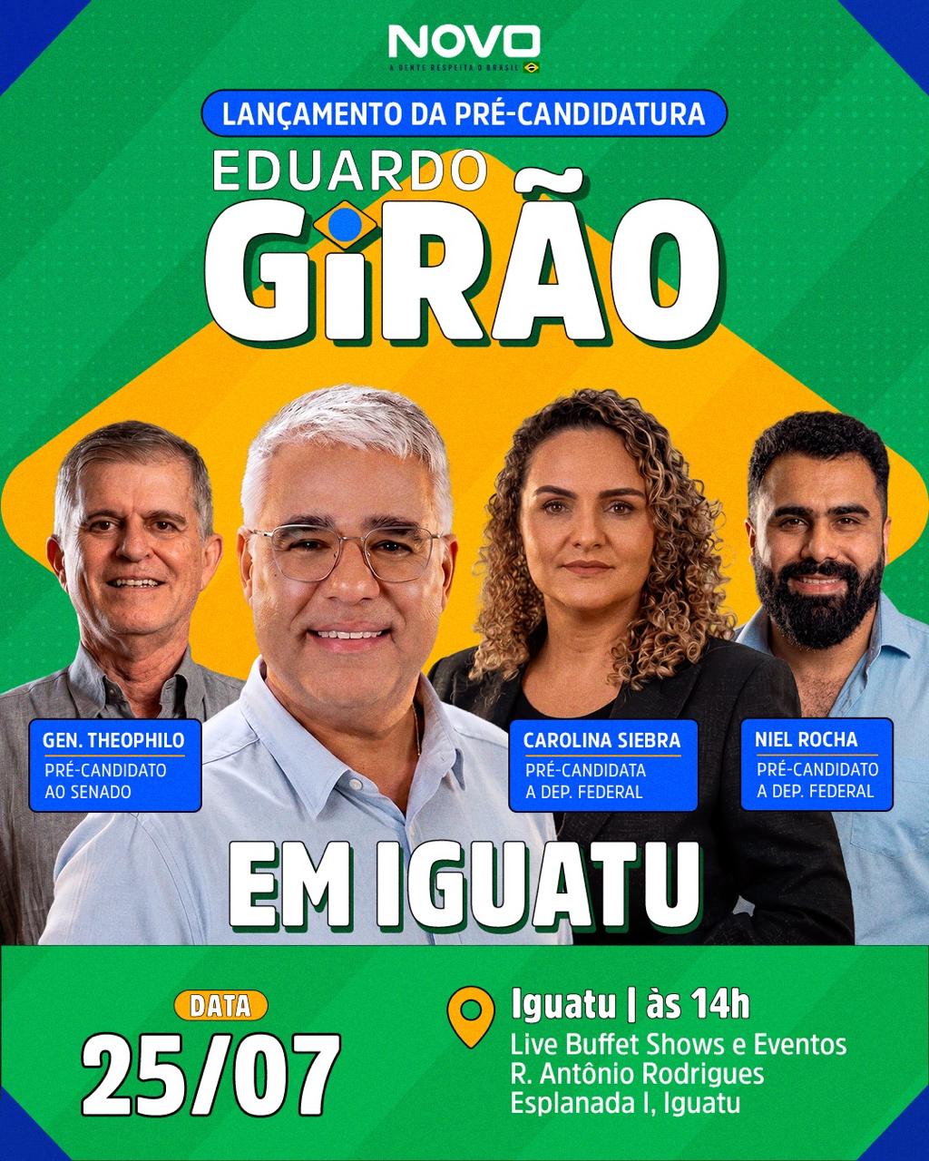 Lançamento da pré-candidatura ao Governo do Ceará, em Iguatu