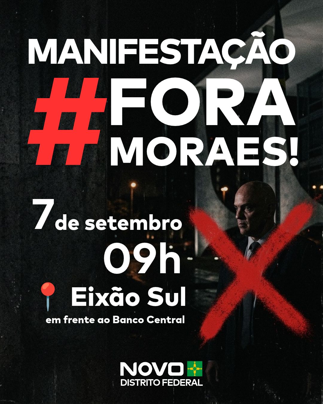 Manifestação Fora Moraes