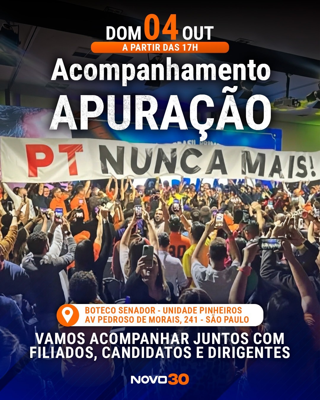 ACOMPANHAMENTO APURAÇÃO - PT NUNCA MAIS